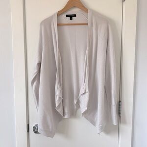 merino wool blend wrap cardigan